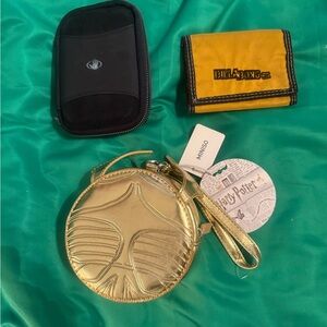 Gold Miniso Harry Potter Coin Purse